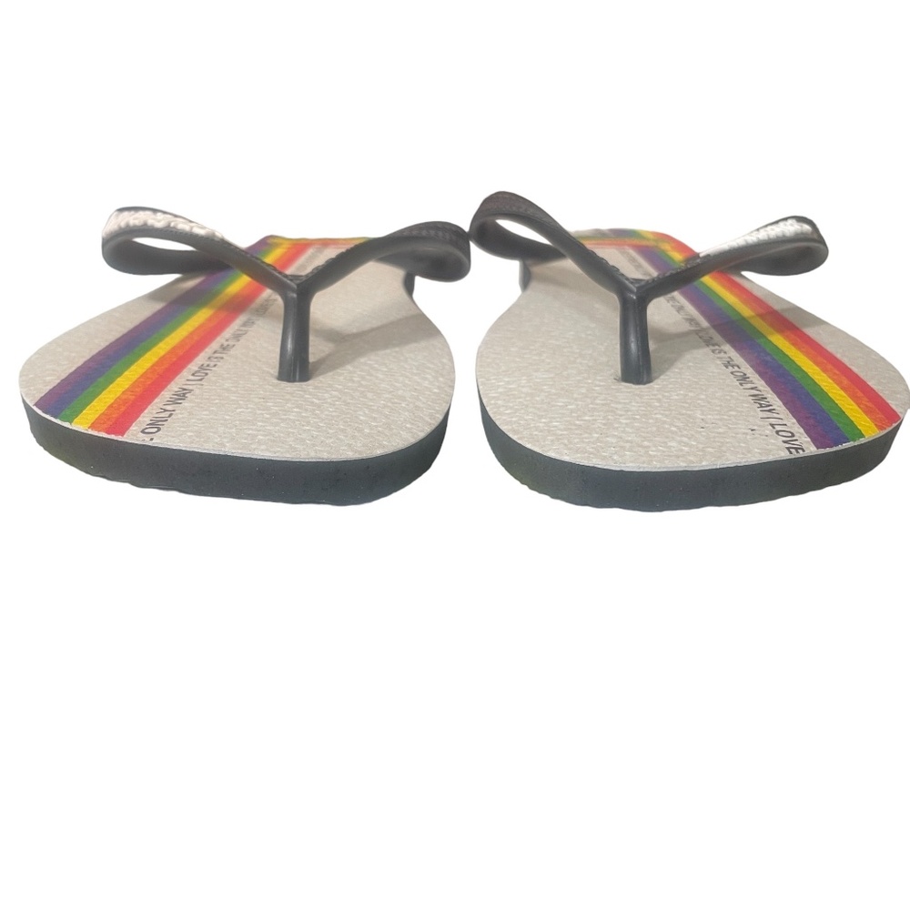 Havaianas Pride Love 11 1/2 W 9/10 M Flip Flops - Picture 2 of 6